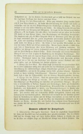 Pommern während der Franzosenzeit