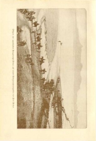 Offiziere der japanischen Belagerungs-Armee auf einem Rekognoszierungsritte vor Port Arthur