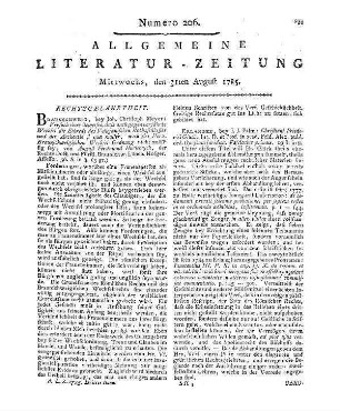 Glück, C. F. von: Opuscula iuridica. Fasc. 1. Erlangen: Palm 1785