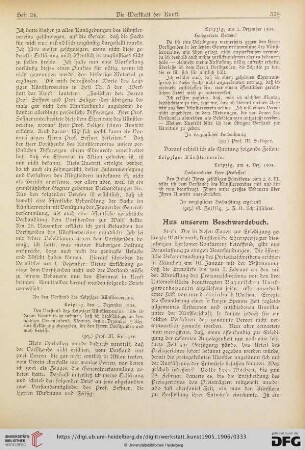 Aus unserem Beschwerdebuch
