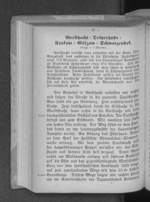 Geesthacht - Tesperhude - Krukow - Gülzow - Schwarzenbek.