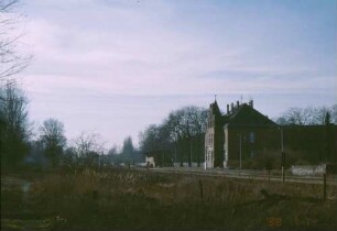 Kummersdorf-Gut Empfangsgebäude Güterschuppen Gleisanlagen