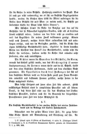 §. 7. Die kirchliche Gerichtsbarkeit in der zweiten Hälfte des vierten Jahrhunderts und im Anfange des fünften Jahrhunderts.