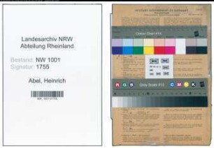 Entnazifizierung Heinrich Abel, geb. 22.07.1906 (Schuhmacher)