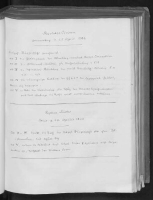 Resolutio Civium, Donnerstag d. 25 April 1844