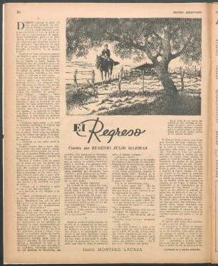 El regreso : Cuento por Eugenio Julio Iglesias