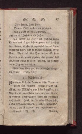 11. Nächstenliebe.