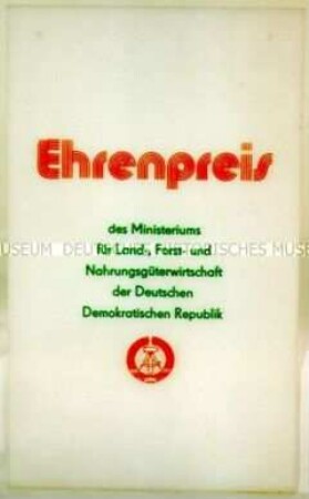 Ehrenpreis-Tafel