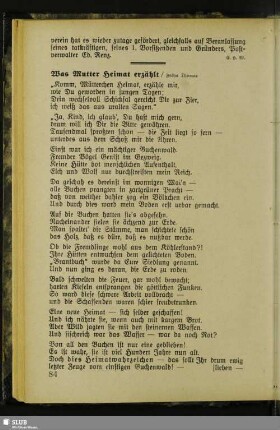 Was Mutter Heimat erzählt
