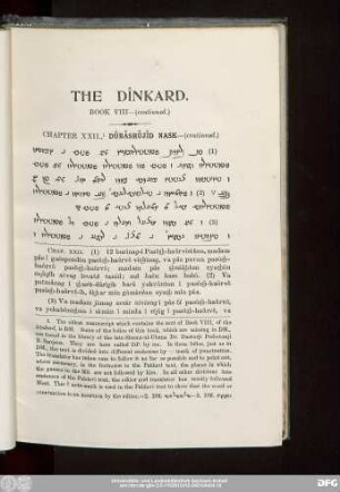 The Dînkard. Book VIII—(continued.)