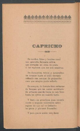 Capricho