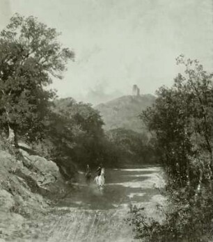 Landschaft mit zwei Reitern