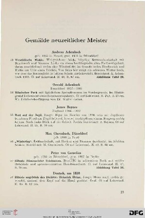 Gemälde neuzeitlicher Meister (Nr. 53-76)