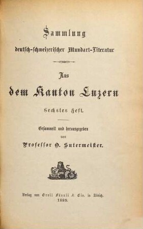 Schwizer-Dütsch : Sammlung deutsch-schweizerischer Mundart-Literatur, 48