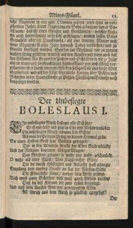 Der Unbesiegte Boleslaus I.