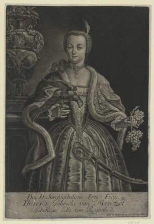 Bildnis der Theresia Gabriela von Menzel