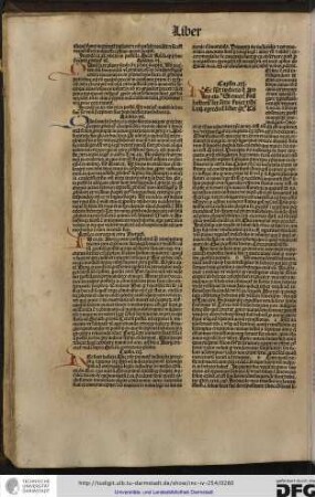 Capitulum xxi. Hec sunt iudicia. Hic consequenter ponuntur iudicialia precepta et primo lex quantum ad iudicialia ponitur...
