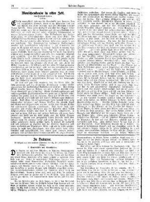 Menschenkunde in alter Zeit : (Zeit)