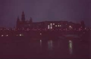 Krakau, der Wawel bei Nacht