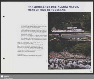 Gemeinsamer Auftritt der 4 Bergsteigerchöre: Bergfinken Dresden, Bergsteigerchor Sebnitz, Männerchor Sächsische Schweiz, und Bergsteigerchor „Kurt Schlosser“ zum Dreiklang „Natur, Mensch, Berggesang“ (Bild 1)