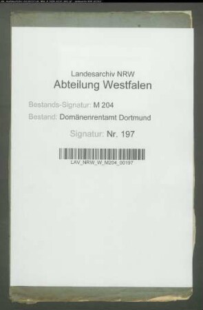 Der Rademackers-Kotten in Beckinghausen, ehemals Probstei Cappenberg: Verpachtung.