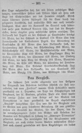 Das Bergfest.