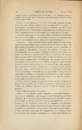 La Société des Jacobins : recueil de documents pour l'histoire du Club des Jacobins de Paris, 6. Mars à novembre 1794