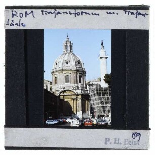 Rom, Trajansforum,Rom, Trajanssäule,Rom, SS. Nome di Maria al Foro Traiano