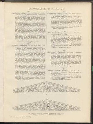 Erläuterungen zu Nr. 565 - 570.