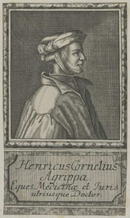 Bildnis des Heinricus Cornelius Agrippa