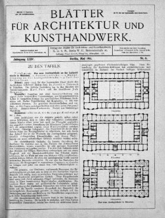 No. 5, Mai 1911