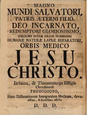 Diss. de legitimo usu atque abusu corticis china chinae dicti in febribus intermittentibus ...
