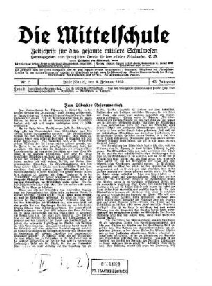 Zum Lübecker Reformversuch