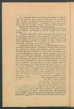 [La guerra europea]