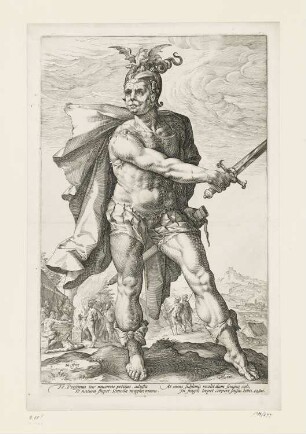 Mucius Scaevola, Blatt 3 der Folge "Römische Helden"