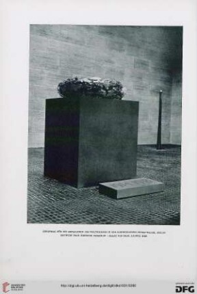Ehrenmal für die Gefallenen des Weltkrieges: In der Schinkelschen Hauptwache - Berlin