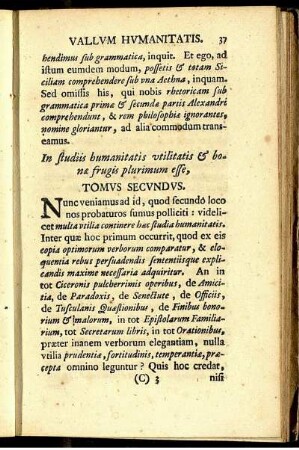 Tomus Secundus.