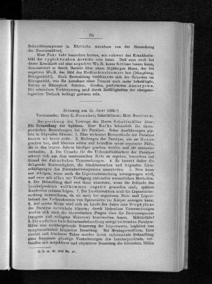 Sitzung am 25. Juni 1918.