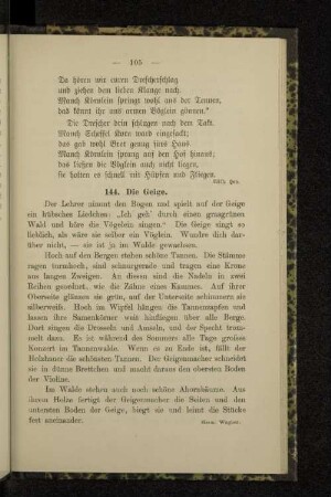 144. Die Geige.