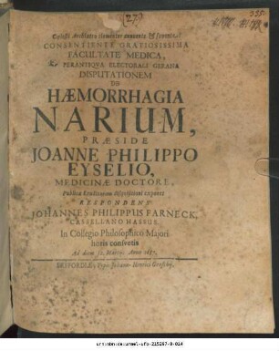 Disputatio Physiologica De Duumviratu Hypochondriorum