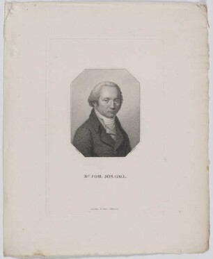 Bildnis des Joh. Jos. Gall
