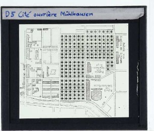 Mülhausen, Cité ouvrière : Plan