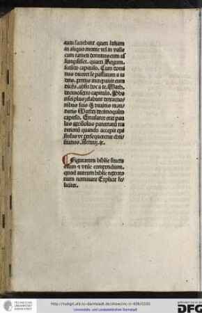 Figurarum Biblie fructuosum et utile compendium quod aureum Biblie reportorium nominant explicit feliciter.