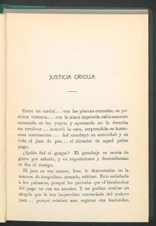 Justicia criolla