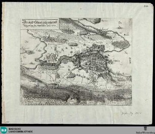 Der Statt Costantz Gelägenheit und Belägerung im September anno 1633