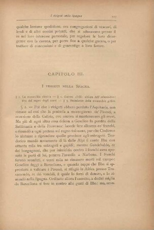 Capitolo III. I visigoti nella Spagna