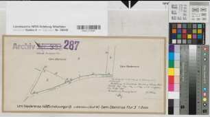 Niederense (Ense), Umlegung Niederense, Bl. 15 Schätzungsriß Oberense Flur 3