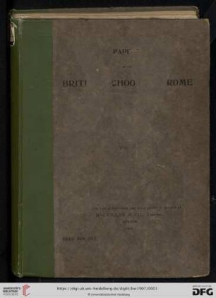 4: Papers of the British School at Rome