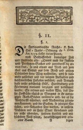 Pragmatische Geschichte und Erläuterungen Der Kayserlichen Reichs-Hof-Raths-Ordnung : In zwey Büchern beschrieben. 2