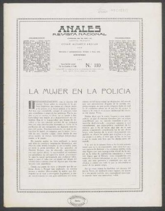 La mujer en la policía